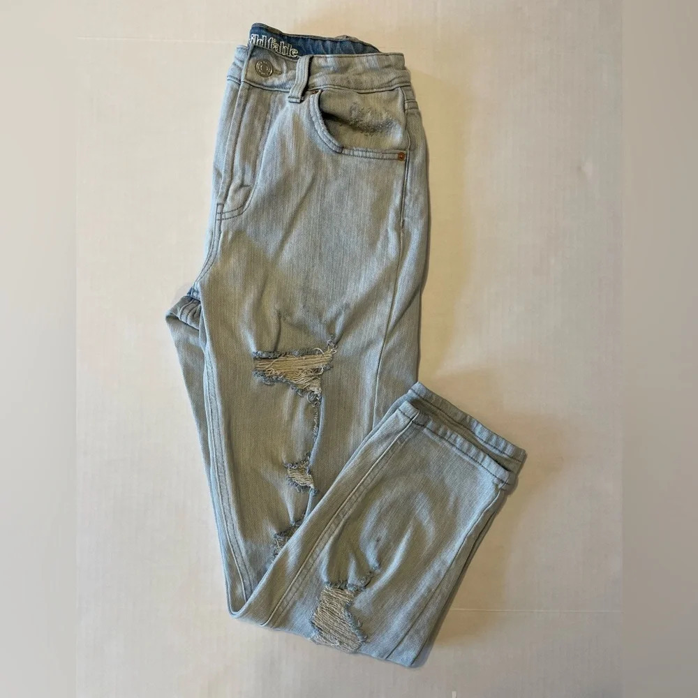 Wild Fable distressed high rise mom jeans size 2